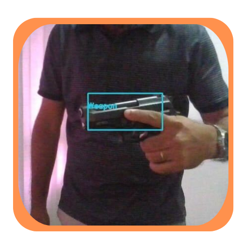 Detecção de arma — exemplo 1